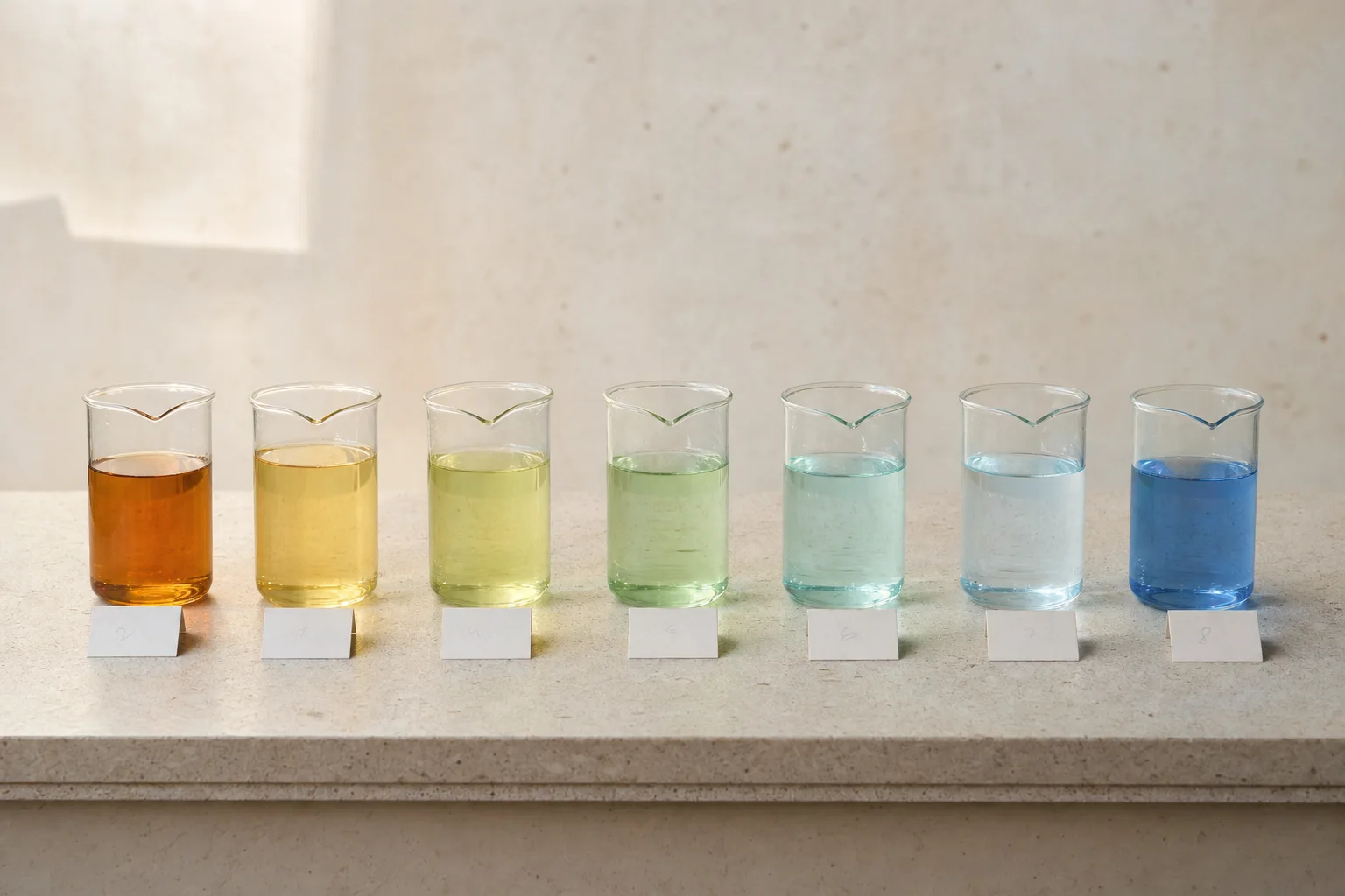 Ionized water pH comparison